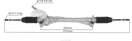 Ricambi Auto Torino | F80T2703 cremagliera del servosterzo 26284042 CHEVROLET