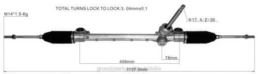 Ricambi Auto Online | F80T2812 cremagliera del servosterzo 45502-bz090 DAIHATSU
