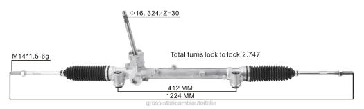 Ricambi Auto Smc | F80T2794 cremagliera servosterzo 77367810 68263318aa 52060738 52060739 51967456 52076430 52113668 52005180 51936135 52158027 52158028 DODGE/CHRYSLER