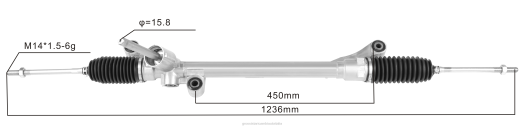 Ricambi Auto Online | F80T2662 cremagliera servosterzo ae8z-3504-a 1836240 1753627 1745237 1543718 FORD