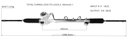 Ricambi Auto Online | F80T2672 cremagliera servosterzo 3l8z-3504-darm yl8z-3504-kbrm FORD