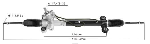 Ricambi Auto Brescia | F80T2529 cremagliera servosterzo 53601-stk-a02 53601-stk-a04 HONDA