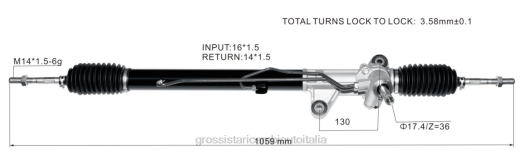 Ricambi Auto Milano | F80T2536 cremagliera del servosterzo 53601-s04-e82 HONDA