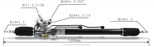 Ricambi Auto Smc | F80T2524 cremagliera servosterzo 53601-sda-a04 53601-sda-a02 53601-sdd-a03 HONDA