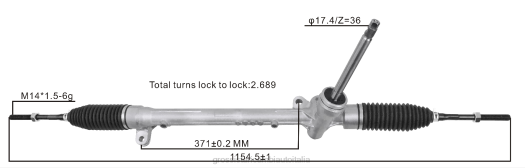Ricambi Auto Italia | F80T2630 cremagliera del servosterzo db2p32110b MAZDA