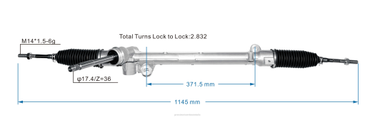 Ricambi Auto Italia | F80T2640 cremagliera del servosterzo belg-32-110a bcka-32-110a/b MAZDA