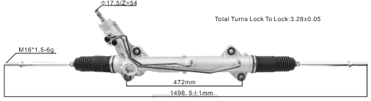 Ricambi Auto Online | F80T2432 cremagliera del servosterzo a9064601800 a9064621301 MERCEDES-BENZ/BMW