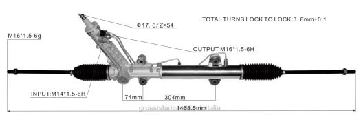 Ricambi Auto Vicino A Me | F80T2431 cremagliera servosterzo 9044600300 MERCEDES-BENZ/BMW