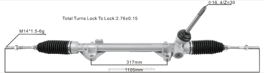 Ricambi Auto Brescia | F80T2589 cremagliera del servosterzo 48001-4bg0a NISSAN