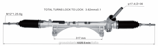 Ricambi Auto Brescia | F80T2599 cremagliera servosterzo 48001-3lt0a 48001-jx00a 48001-jx00b 48001-jx00c NISSAN