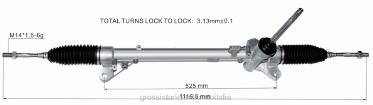 Ricambi Auto Online | F80T2572 cremagliera del servosterzo 48001-4eh0b 48001-4eh0a NISSAN
