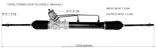 Ricambi Auto Online | F80T2602 cremagliera del servosterzo 49001-2w305 NISSAN