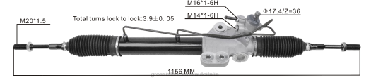 Ricambi Auto Roma | F80T2568 cremagliera del servosterzo 49001-600 49001-vz10a NISSAN