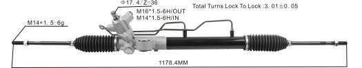 Ricambi Auto Roma | F80T2578 cremagliera servosterzo 49001-5m406 49001-5m407 49001-bn013 NISSAN
