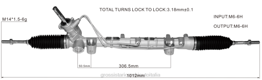 Ricambi Auto Online | F80T2802 cremagliera servosterzo 490011431r 490014592r 490016602r 490017454r 490014306r RENAULT