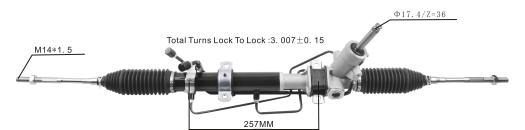 Ricambi Auto Smc | F80T2814 cremagliera servosterzo 34110sa080 34110sa130 SUBARU