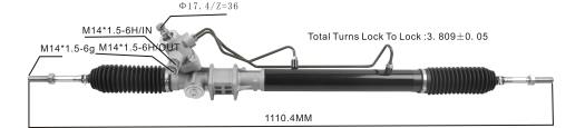 Ricambi Auto Torino | F80T2623 cremagliera del servosterzo 48580-65d01 SUZUKI