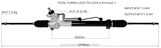 Ricambi Auto Brescia | F80T2459 cremagliera servosterzo 44250-48051 44250-48050 44200-48051 TOYOTA