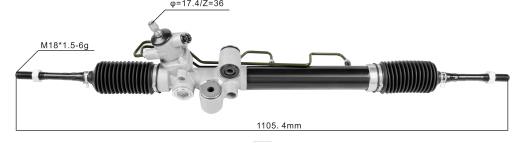 Ricambi Auto Brescia | F80T2509 cremagliera del servosterzo 44250-25030 TOYOTA