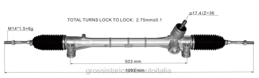 Ricambi Auto Milano | F80T2476 cremagliera del servosterzo 45510-47060 TOYOTA