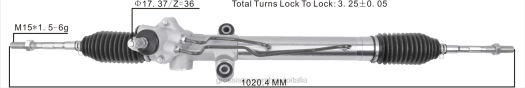 Ricambi Auto Online | F80T2462 cremagliera del servosterzo 44250-20581 TOYOTA
