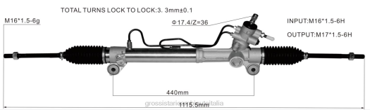 Ricambi Auto Smc | F80T2474 cremagliera del servosterzo 44200-12770 TOYOTA