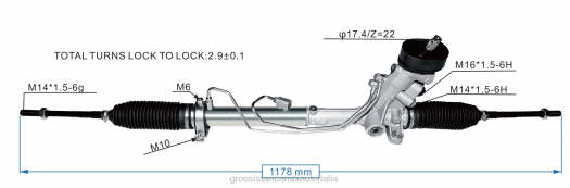Ricambi Auto Milano | F80T2426 cremagliera servosterzo 6q2423055p VOLKSWAGEN