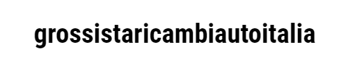 Grossistaricambiautoitalia